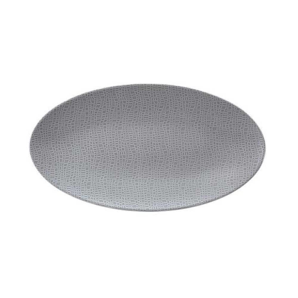 Seltmann Weiden Life Fashion - Elegant Grey Servierplatte oval 33x18 cm
