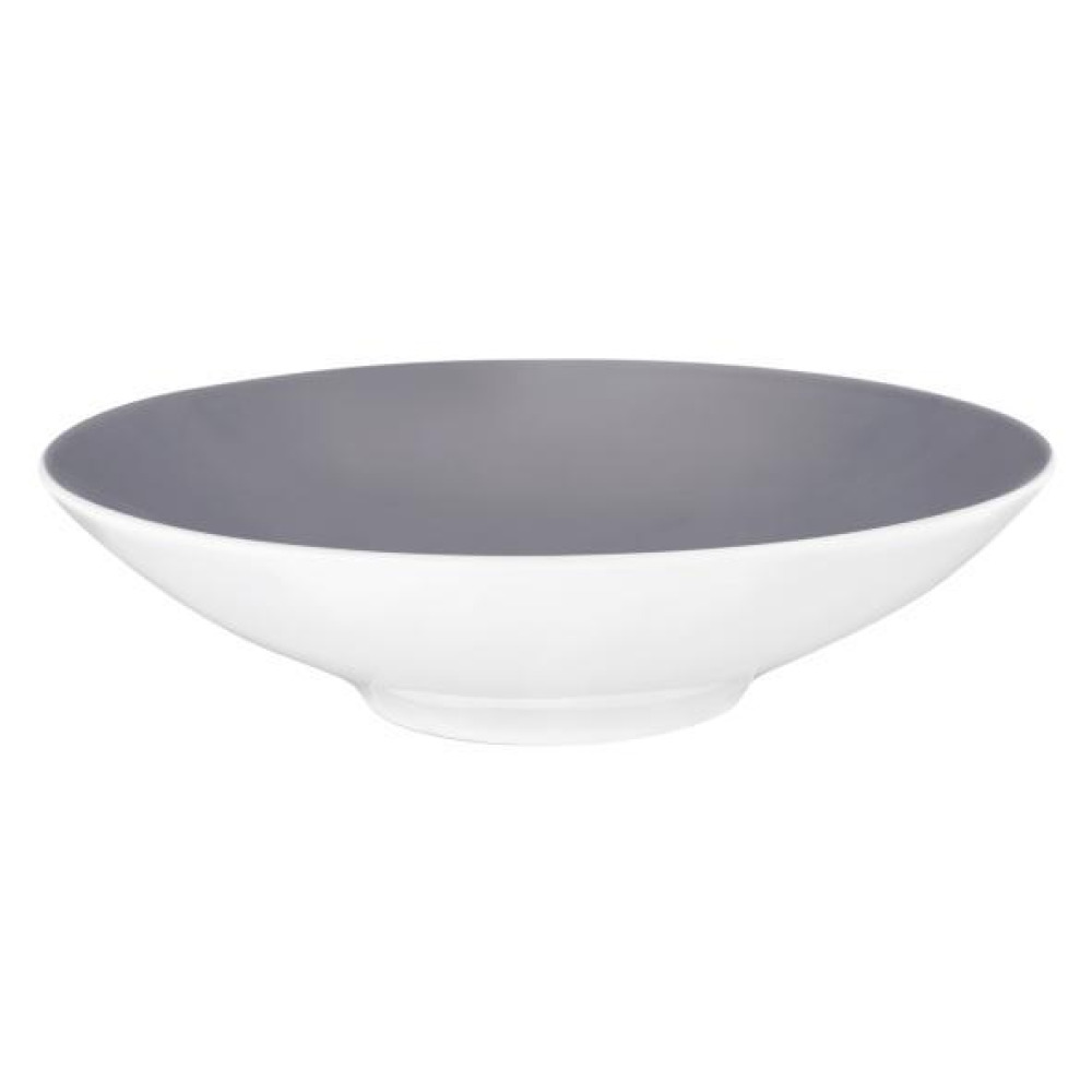 Seltmann Weiden Life Fashion - Elegant Grey Pastateller / Suppenteller 23 cm