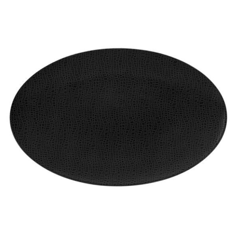 Seltmann Weiden Life Fashion - Glamorous Black Servierplatte oval 40x26 cm