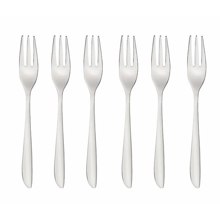 Sambonet Leaf Edelstahl 18/10 Set of 6 cake forks