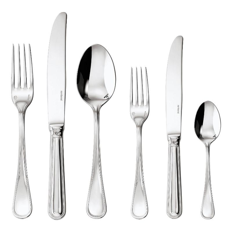 Sambonet Contour - Edelstahl 18/10 Cutlery set 36 pcs. Full tang / Monoblock