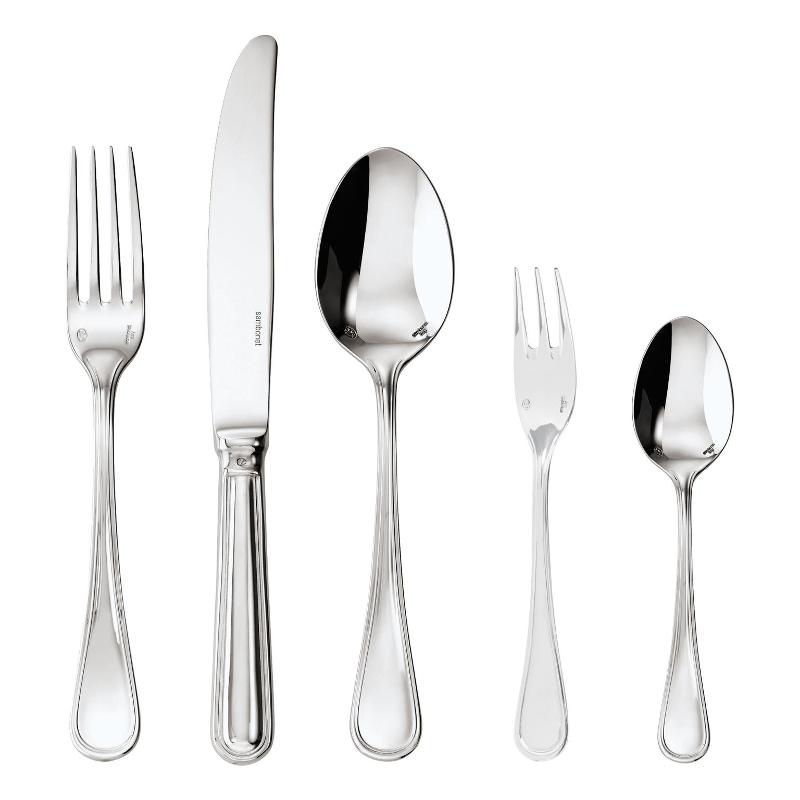 Sambonet Contour - Edelstahl 18/10 Cutlery set 60 pcs. Full tang / Monoblock