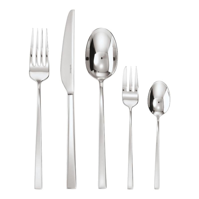 Sambonet Linea Q - Edelstahl 18/10 30-piece cutlery set. Full tang / Monoblock