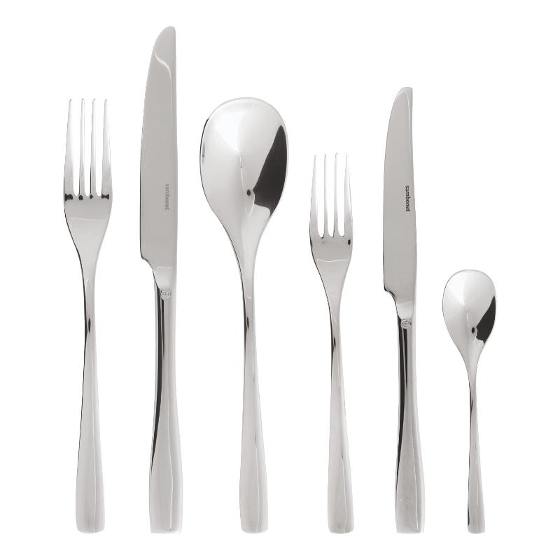 Sambonet Sintesi - Edelstahl 18/10 Cutlery set 36 pcs. Full tang / Monoblock
