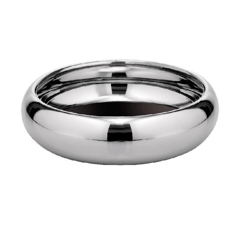 Sambonet Sphera Edelstahl poliert Bowl with non-slip silicone insert 12 cm