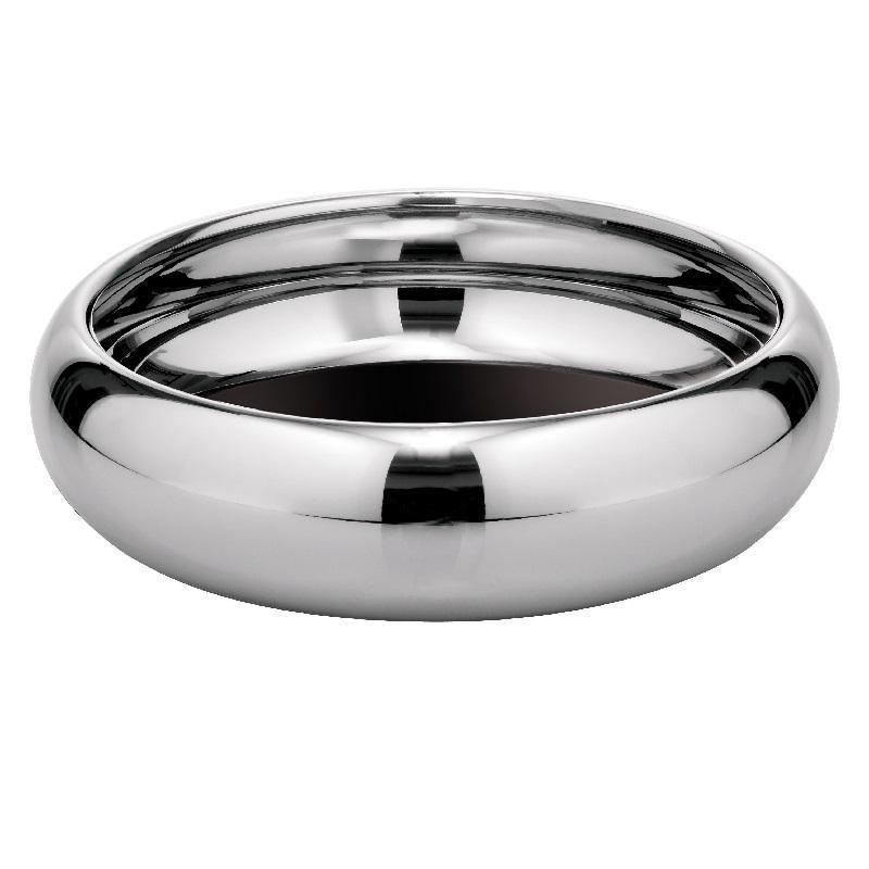 Sambonet Sphera Edelstahl poliert Tray / tray with non-slip silicone insert 32 cm