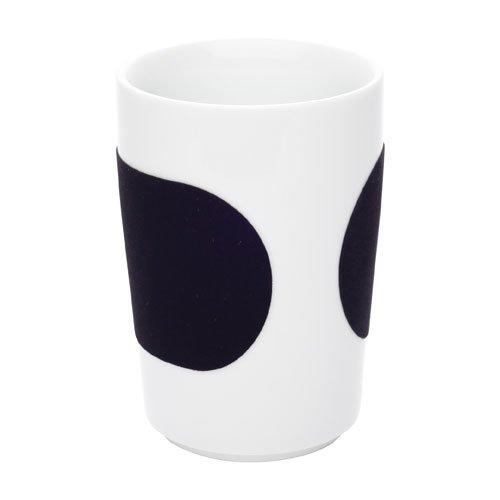 Kahla Five Senses touch Banderole Maxi-Becher schwarz 0,35 L
