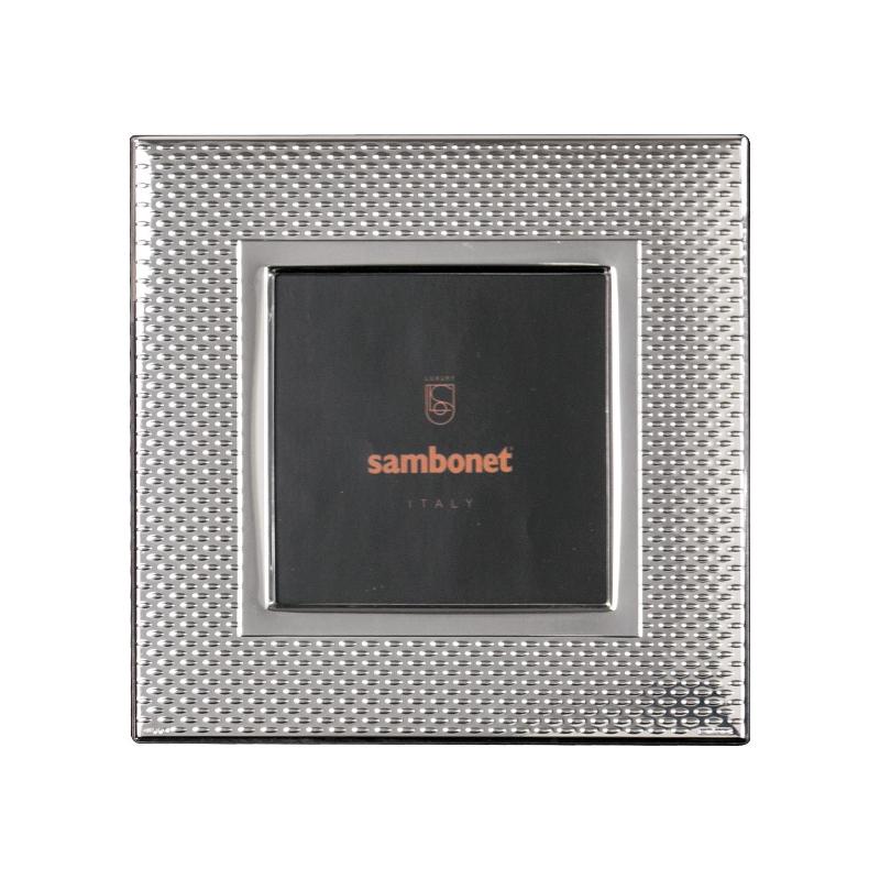 Sambonet Silberrahmen Dew silver-plated picture frame 13 x 13 cm