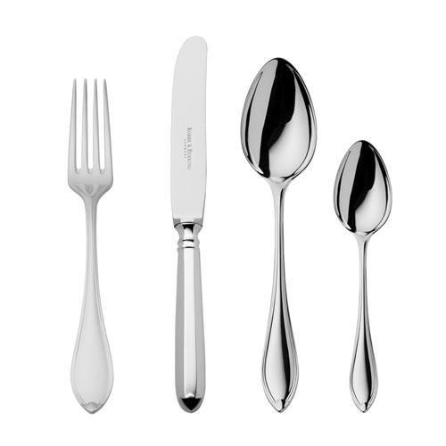 Robbe & Berking Navette Children's cutlery 4-piece set 925 Sterling Silver