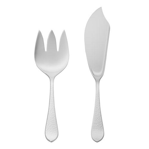 Robbe & Berking Martele Fish serving cutlery 150 gr. silver plated