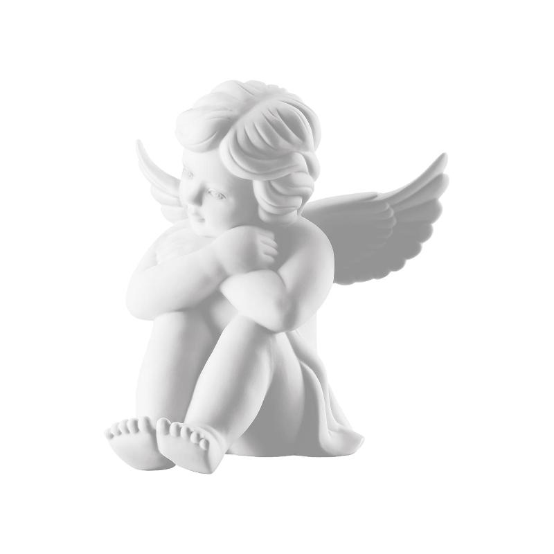 Rosenthal Engel Angel sitting medium white matte 10 cm
