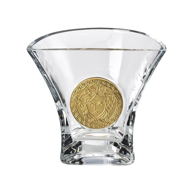 Rosenthal Versace Medusa Madness Vase Glas Clear 18 cm
