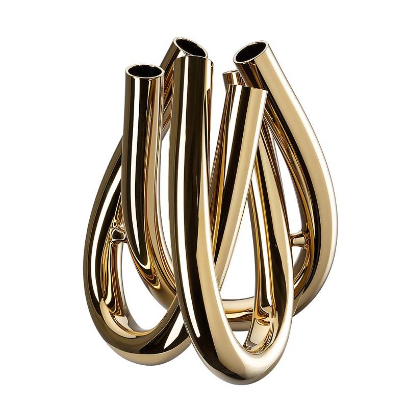 Rosenthal studio-line Triu Vase gold 22 cm