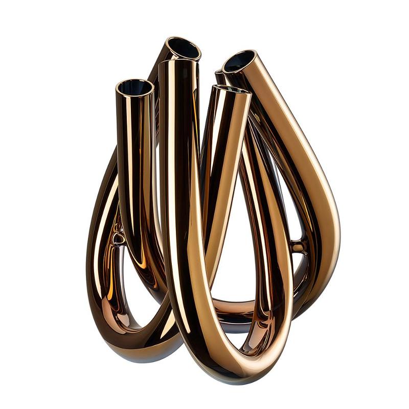 Rosenthal studio-line Triu Vase copper 22 cm