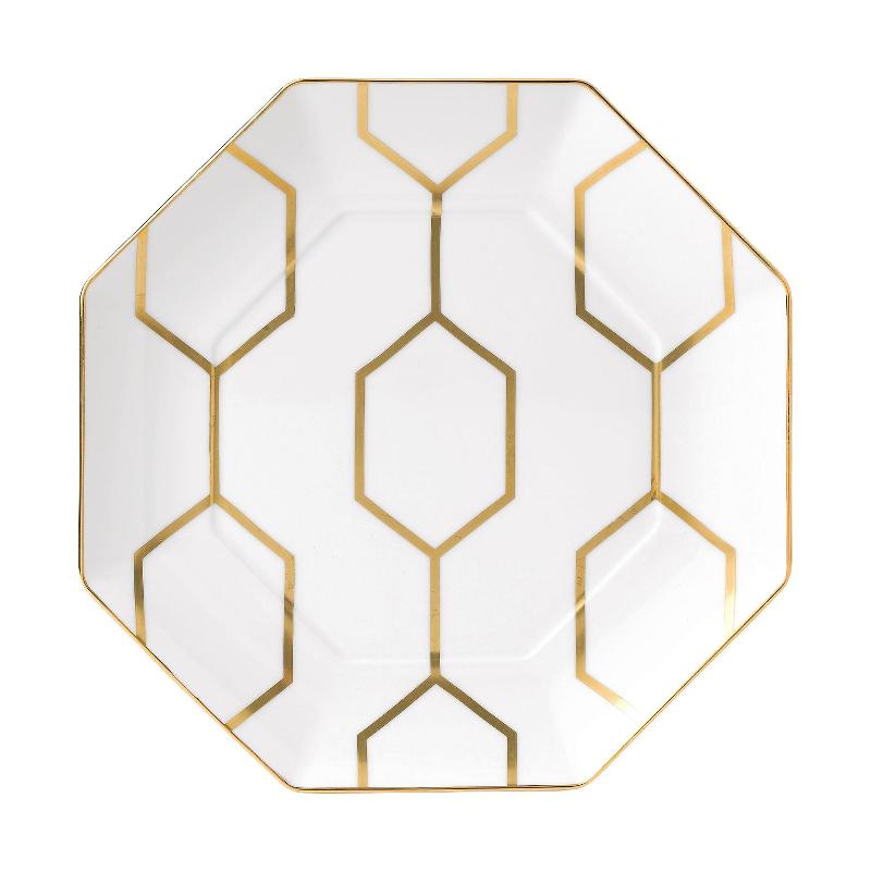 Wedgwood Arris Flat octagonal plate 23 cm