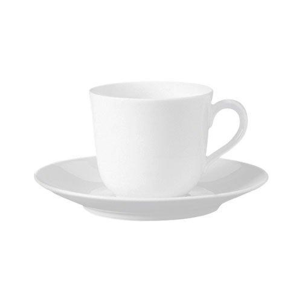 Fürstenberg Wagenfeld Weiß Mokka Untertasse