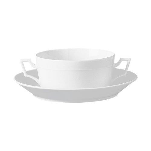 Fürstenberg Herzog Ferdinand Weiß Suppen Untertasse