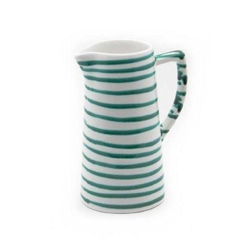 Gmundner Keramik Grüngeflammt Water jug 1.2 L / h: 22 cm