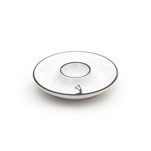 Gmundner Keramik Grauer Hirsch Egg cup smooth d: 12 cm