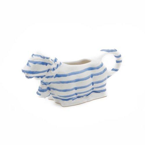 Gmundner Keramik Blaugeflammt Milk jug Dairy cow 0.16 L / h: 9.2 cm