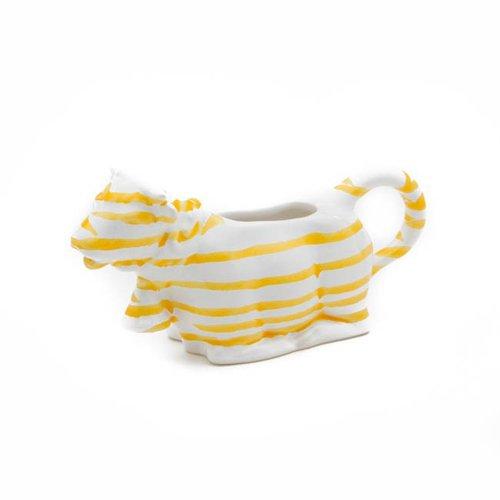 Gmundner Keramik Gelbgeflammt Milk jug Dairy cow 0.16 L / h: 9.2 cm