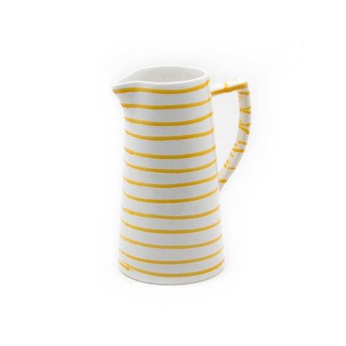 Gmundner Keramik Gelbgeflammt Water jug 1.2 L / h: 22 cm
