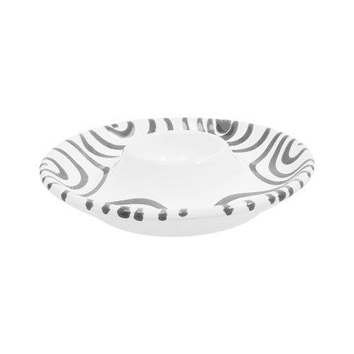 Gmundner Keramik Graugeflammt Egg cup smooth d: 12 cm