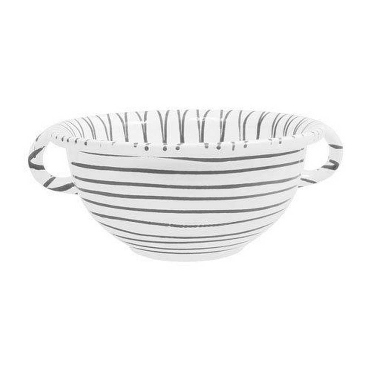 Gmundner керамика Graugeflammt Чаша d: 17 cm / 0,6 L