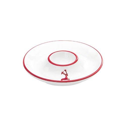 Gmundner Keramik Rubinroter Hirsch Egg cup smooth d: 12 cm