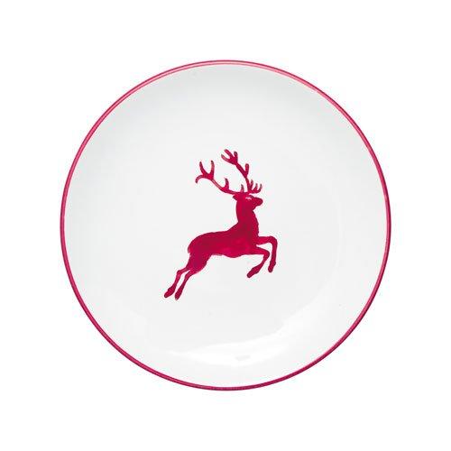 Gmundner керамика Rubinroter Hirsch Десертная тарелка / Тарелка для завтрака Cup d: 20 cm / h: 2,6 cm