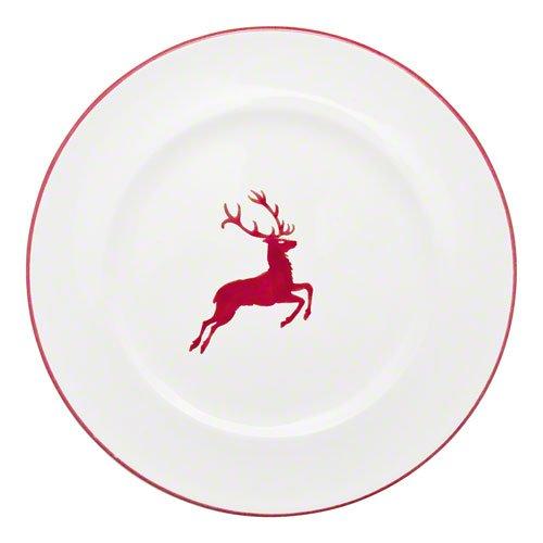 Gmundner Keramik Rubinroter Hirsch Gourmet dinner plate d: 29 cm / h: 2.2 cm