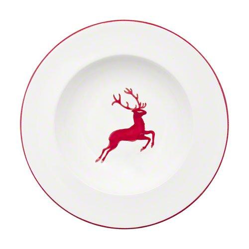 Gmundner керамика Rubinroter Hirsch Суповая тарелка Gourmet d: 24 cm / h: 4 cm