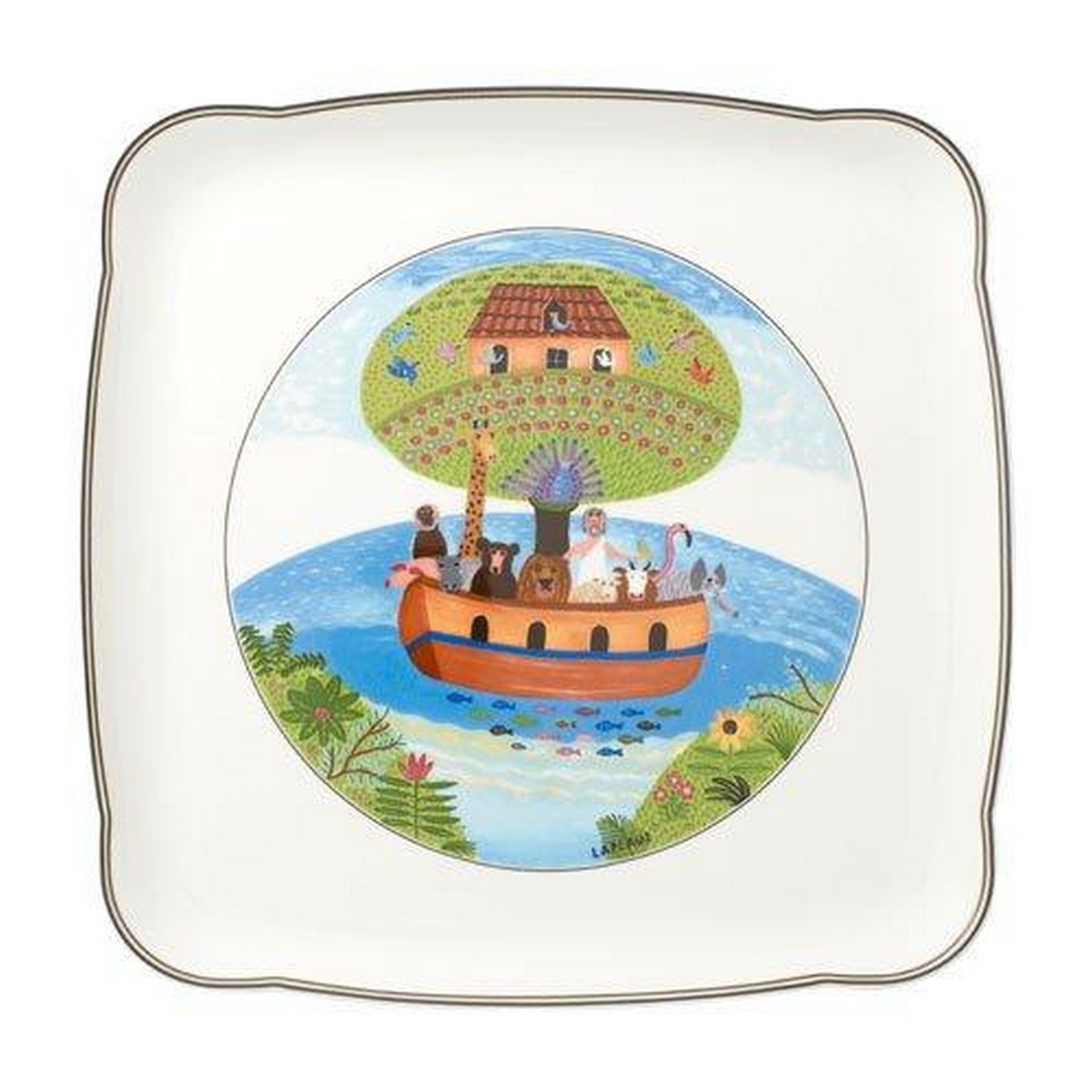 Villeroy & Boch Design Naif - Charm & Breakfast Square plate 30x30 cm