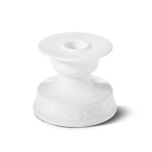 KPM Berlin Kurland Weiß Small candlestick/whip candle