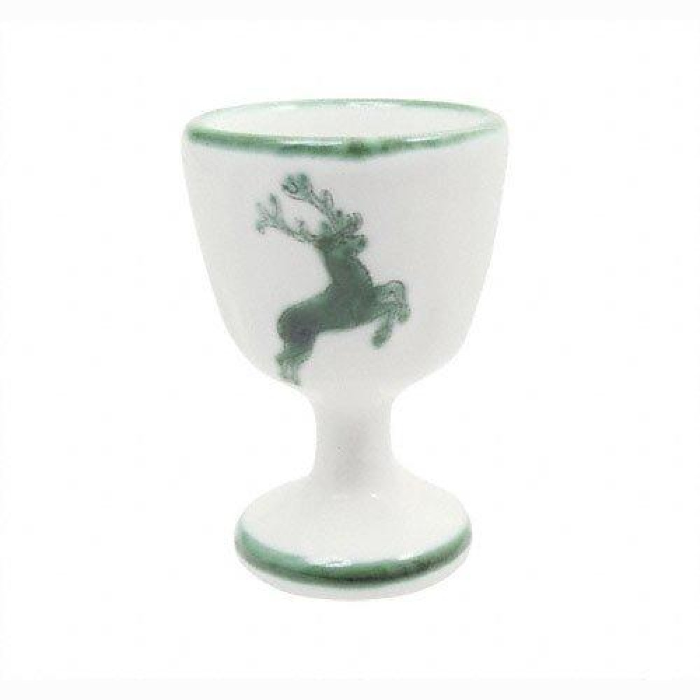 Gmundner Keramik Grüner Hirsch Egg cup smooth d: 4.9 cm / h: 7.5 cm