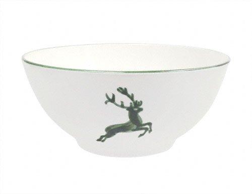 Gmundner Keramik Grüner Hirsch Schüssel d: 27 cm / 2,5 L