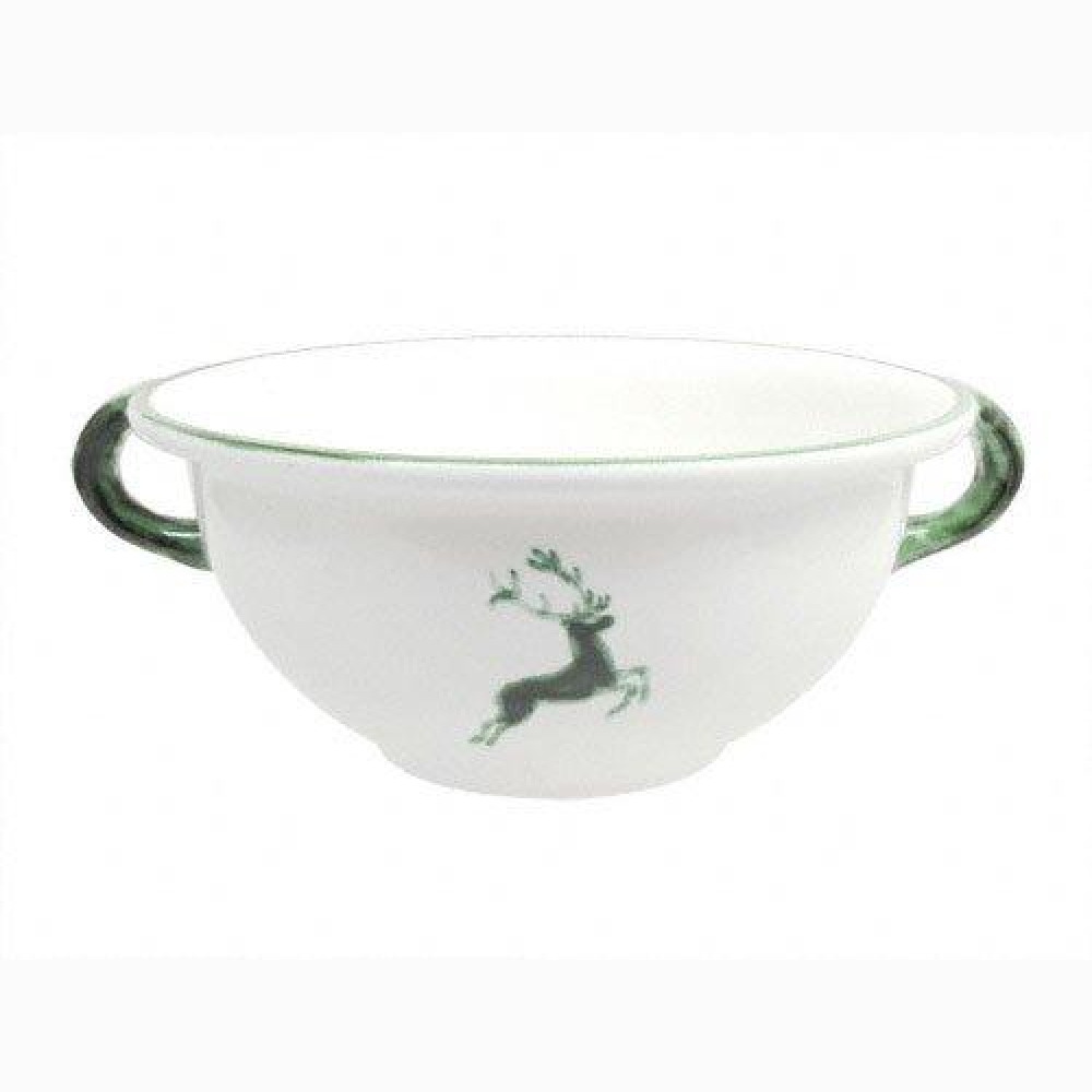 Gmundner Keramik Grüner Hirsch Wide bowl d: 25 cm / 2.0 L