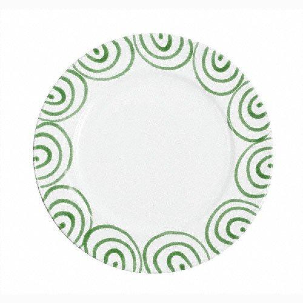Gmundner Keramik Grüngeflammt Gourmet dinner plate d: 29 cm / h: 2.2 cm
