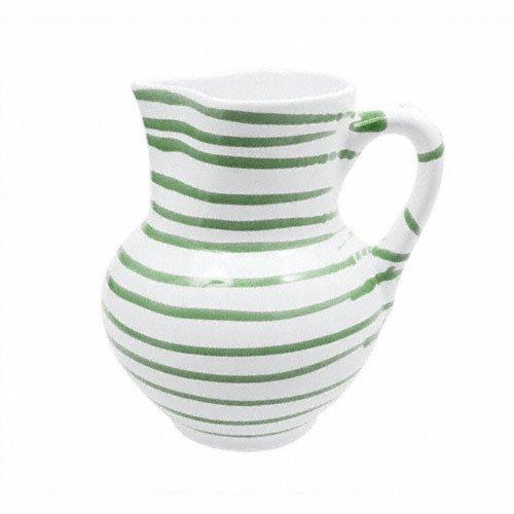 Gmundner Keramik Grüngeflammt Jug Viennese form 1.5 L / h: 20 cm