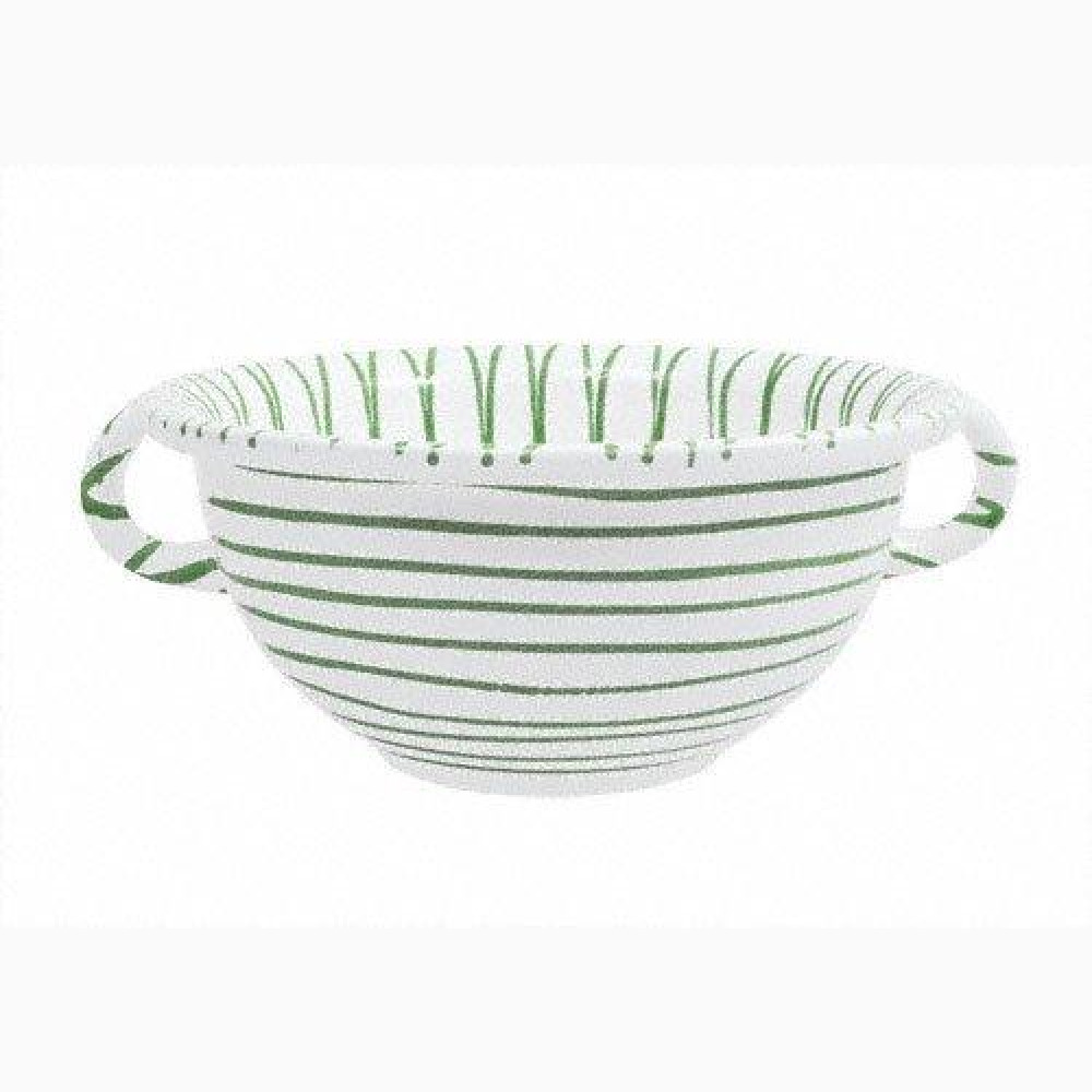 Gmundner Keramik Grüngeflammt Bowl d: 17 cm / 0,6 L