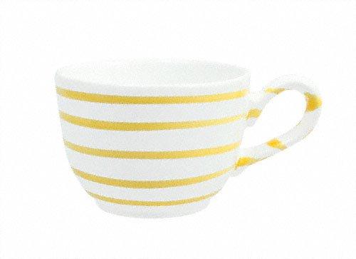 Gmundner Keramik Amarillo Flameado Cerámica Platos, Vajilla