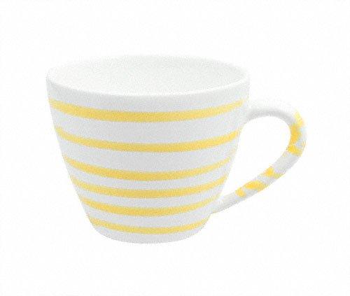 Tasse à Café Gmundner Keramik - Fait Main Autriche 0,19L Jaune Flammé