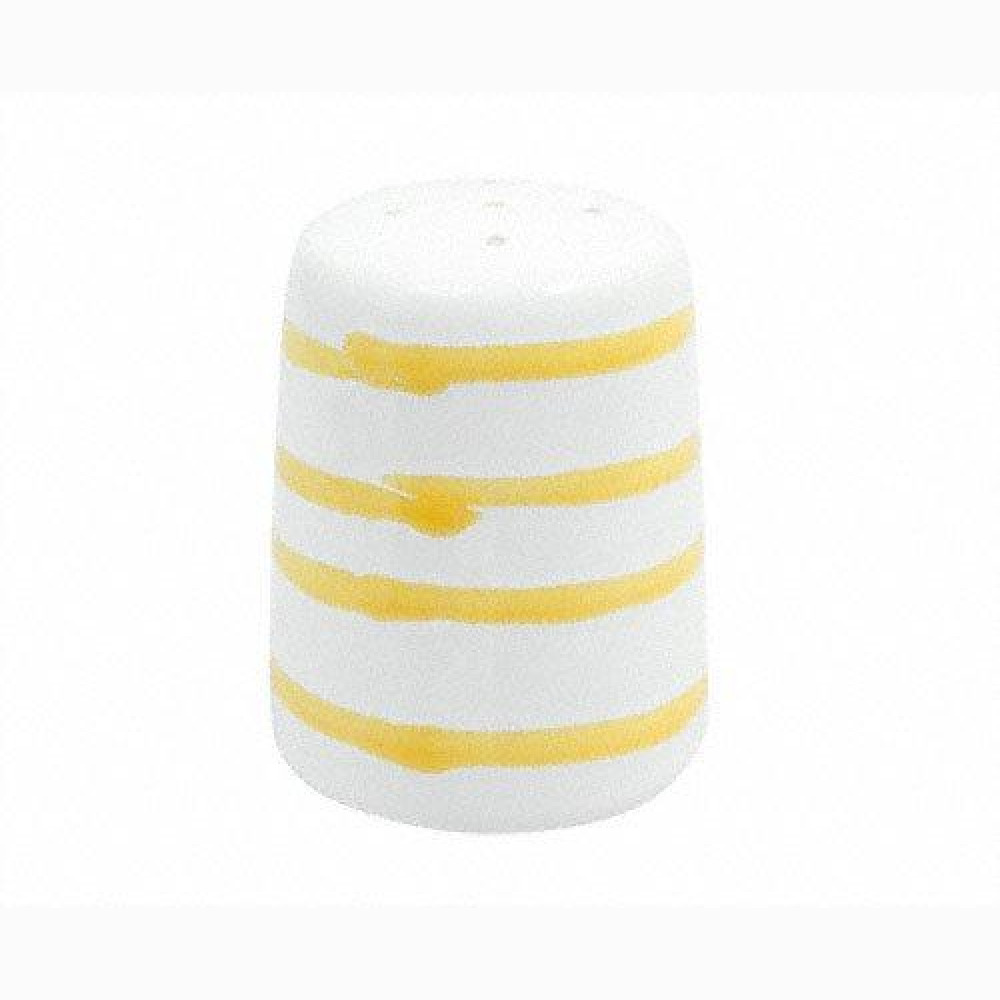Gmundner Keramik Gelbgeflammt smooth salt shaker 5.8 cm