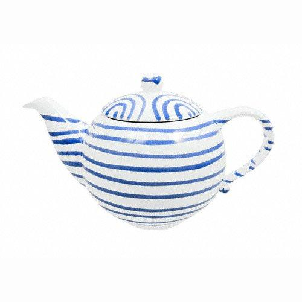 Gmundner Keramik Blaugeflammt Smooth teapot 1.5 L / h: 16.5 cm