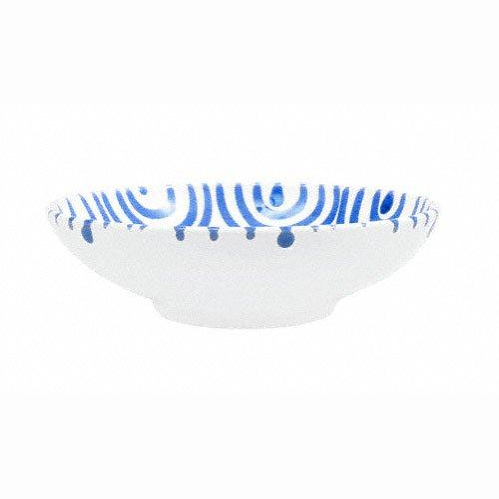 Gmundner керамика Blaugeflammt Большая чаша d: 17 cm / h: 4,8 cm / 0,2 L