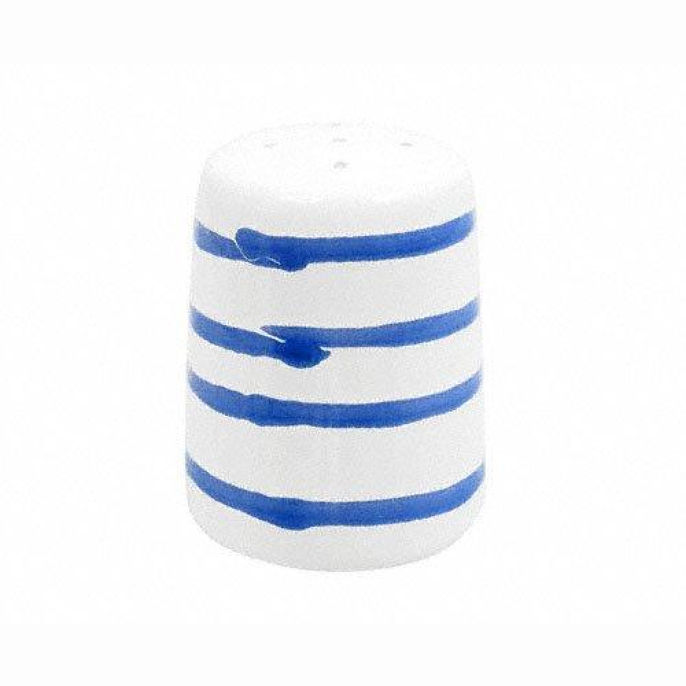 Gmundner Keramik Blaugeflammt smooth salt shaker 5.8 cm