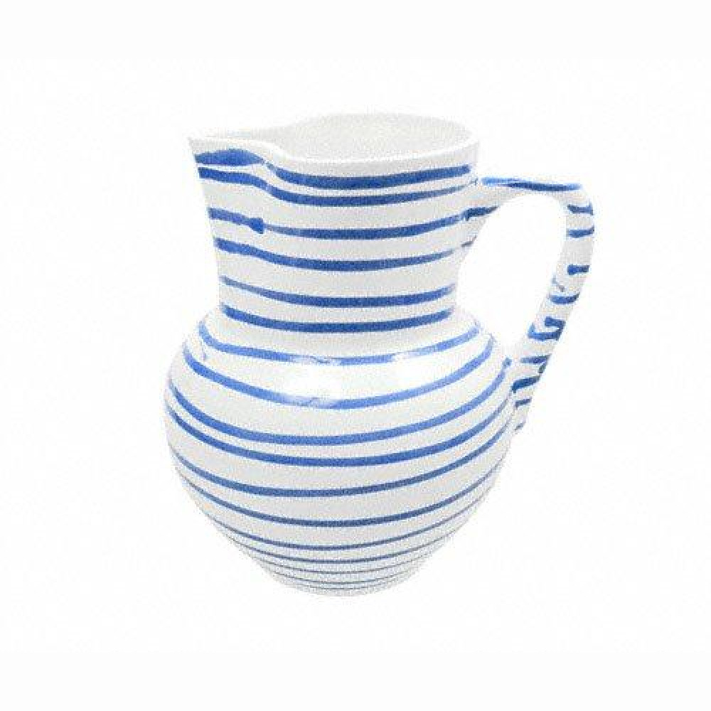 Gmundner Keramik Blaugeflammt Jug Viennese form 1 L / h: 8.8 cm