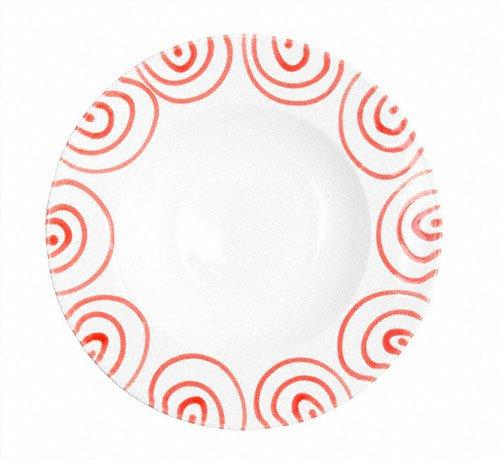 Gmundner Keramik Rotgeflammt Pastateller Gourmet d: 29 cm / h: 4,5 cm Rotgeflammt 0182TEGO29