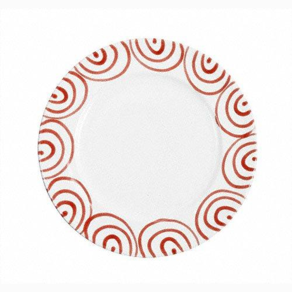 Gmundner Keramik Rotgeflammt Gourmet plate d: 27 cm / h: 2 cm