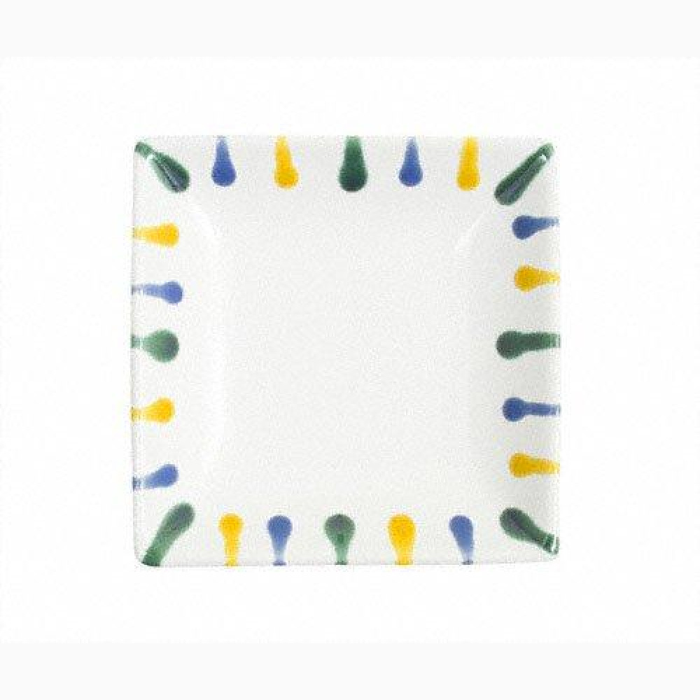 Gmundner Keramik Buntgeflammt Snack bowl 11x11x2.8 cm